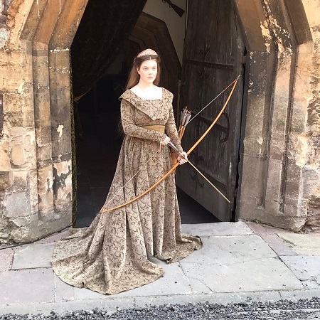 Georgie Henley portrays 'Princess Meg Tudor' in 'The Spanish Princess'.